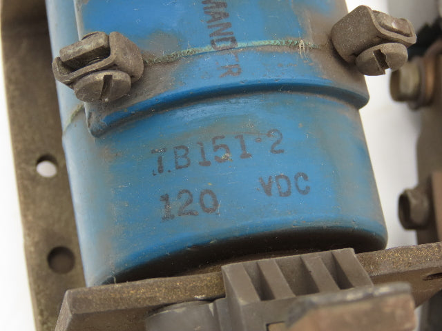 DC Contactor 120VDC Coil 1/2x1/2" Contact Pad