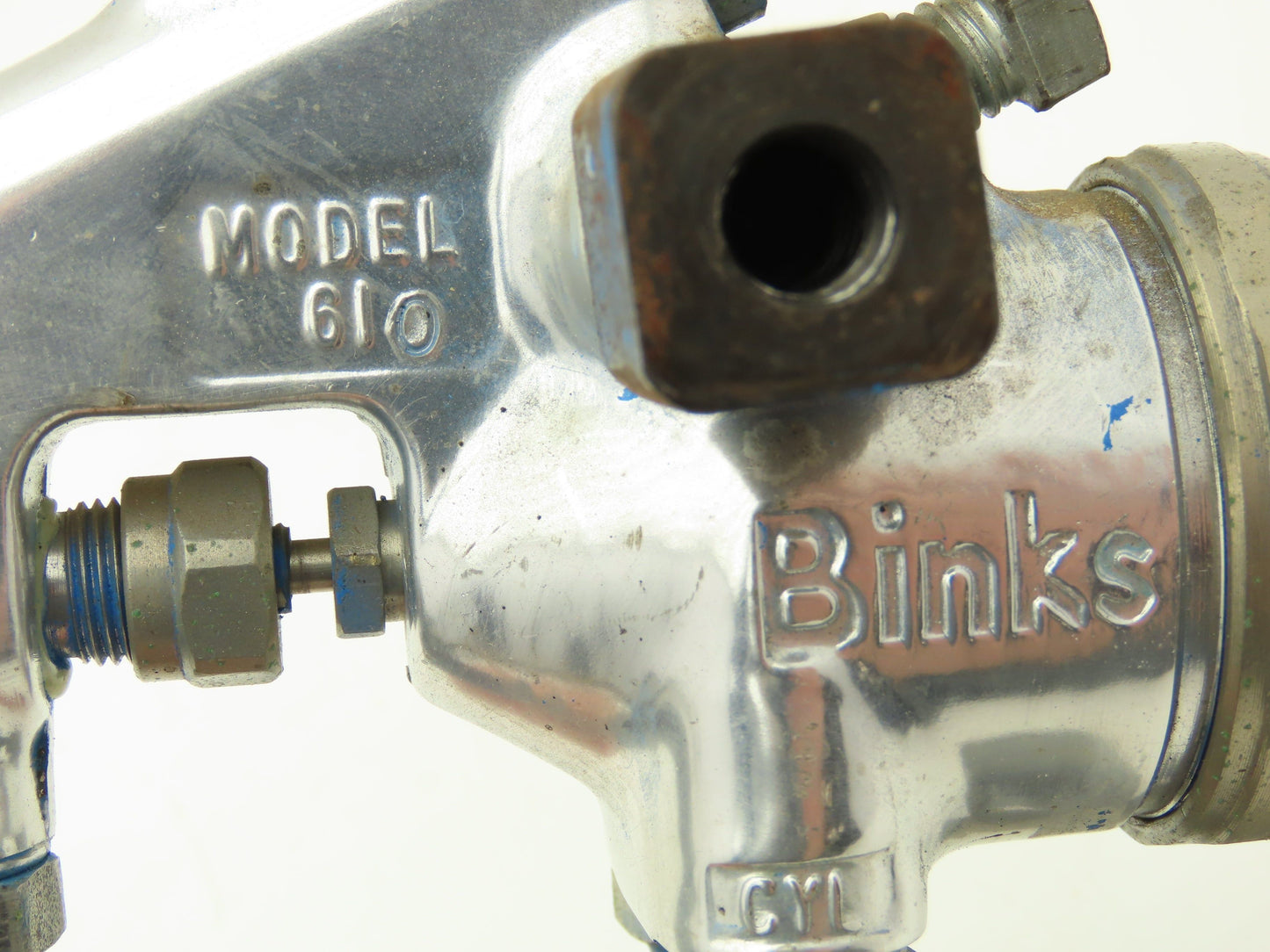 Binks Model 61 Automatic Spray Gun Paint Fluid Air Nozzle 66SK