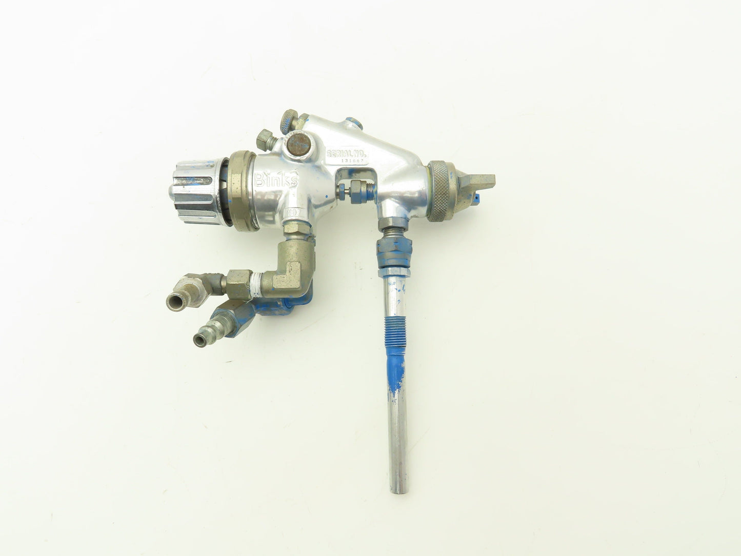 Binks Model 61 Automatic Spray Gun Paint Fluid Air Nozzle 66SK