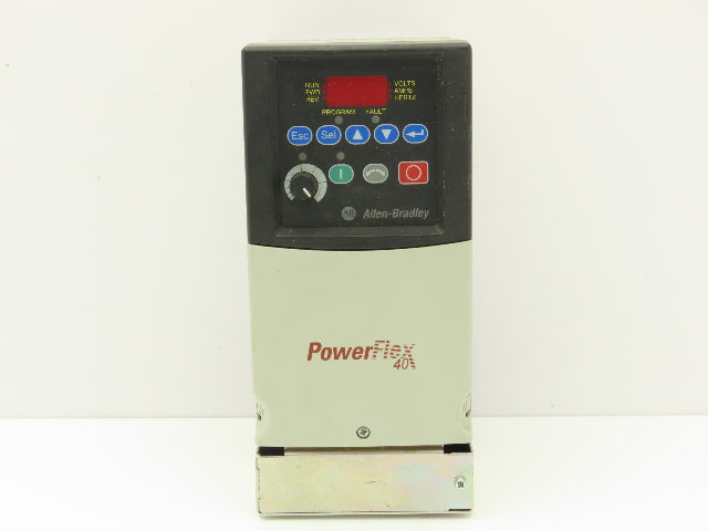 Allen Bradley 22B-D4P0N104 Powerflex 40 VFD AC Drive 1.5kw 2Hp 480V 3Ph