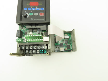 Allen Bradley 22B-D4P0N104 Powerflex 40 VFD AC Drive 22-COMM-E Module