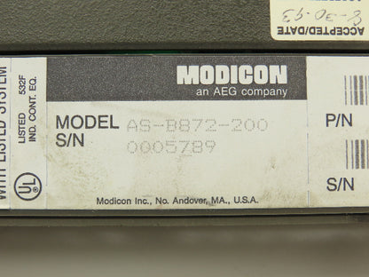 Modicon/AEG AS-B872-200 Analog Voltage Output Module Lot of 3