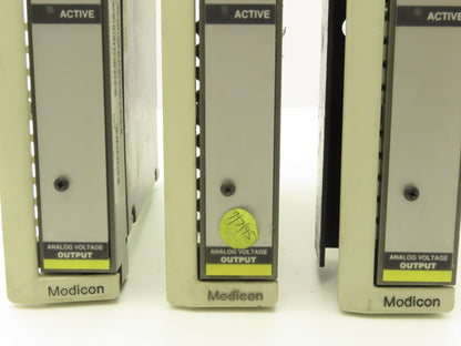 Modicon/AEG AS-B872-200 Analog Voltage Output Module Lot of 3