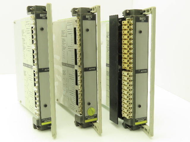 Modicon/AEG AS-B872-200 Analog Voltage Output Module Lot of 3