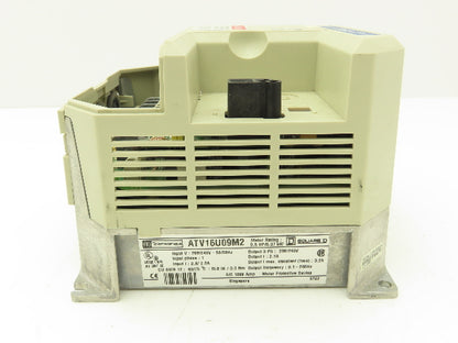 ATV16U09M2 Altivar 16 1PH In 3PH Out 0.5HP 208/240VAC 0.1-200Hz No Front Panel