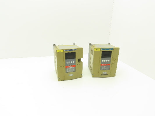 ATV18U29N4 Altivar 16 VFD 3PH In 3PH 3.7A Out 2HP 380/460VAC 0.5-320Hz Lot of 2