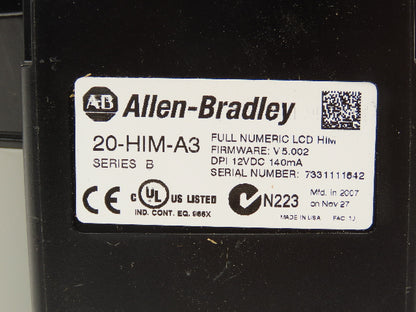 Allen Bradley 20AD2P1A0AYNNNC0 PowerFlex 70 Variable AC Drive VFD 1Hp 480V 3PH