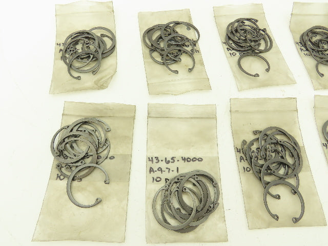 1-9/16" Internal Retaining Snap Ring Clip Black  Lot of 120