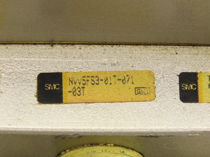 SMC NVV5FS3 Pneumatic 7-Station Manifold 5/2 | 5/3 Solenoid Valves 24VDC