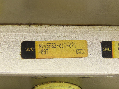 SMC NVV5FS3 Pneumatic 7-Station Manifold 5/2 | 5/3 Solenoid Valves 24VDC