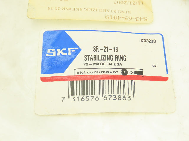 SKF SR-21-18 Pillow Block Bearing Stabilizing Ring  Lot of 2