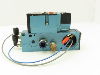MAC 82A-AC-CKA-TM-DDAP-1DA Pneumatic Solenoid 4/2 Spool Valve 24VDC