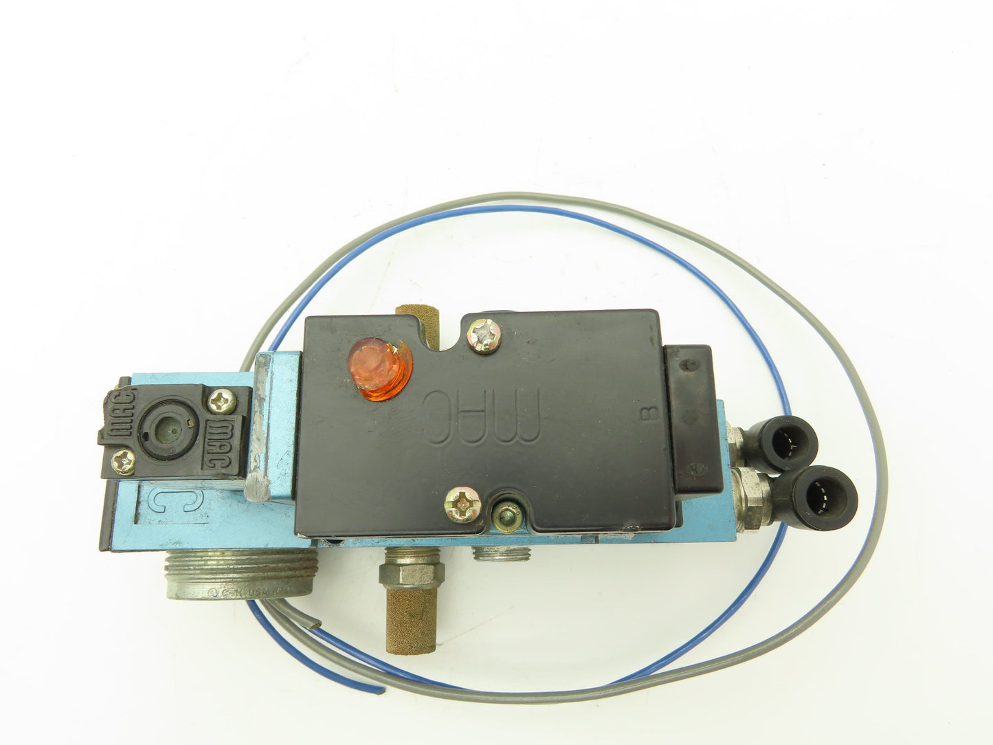 MAC 82A-AC-CKA-TM-DDAP-1DA Pneumatic Solenoid 4/2 Spool Valve 24VDC