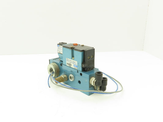 MAC 82A-AC-CKA-TM-DDAP-1DA Pneumatic Solenoid 4/2 Spool Valve 24VDC