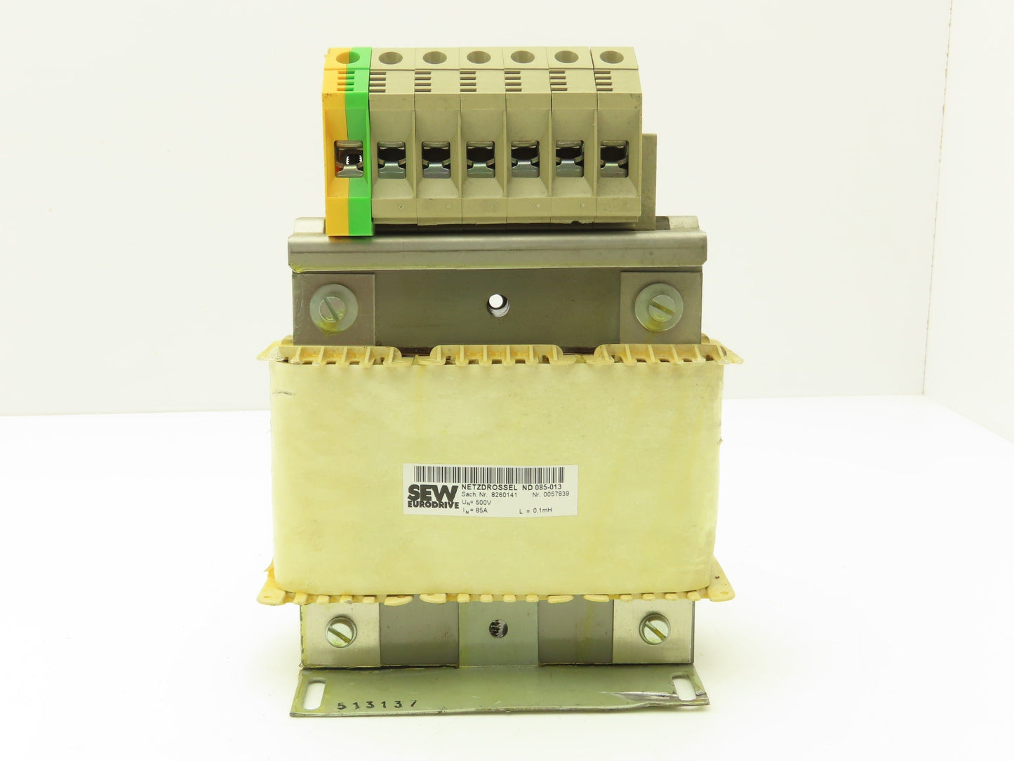 SEW-EURODRIVE ND 085-013 Power Choke 3-Pole AC 85A AWG2/35mm²