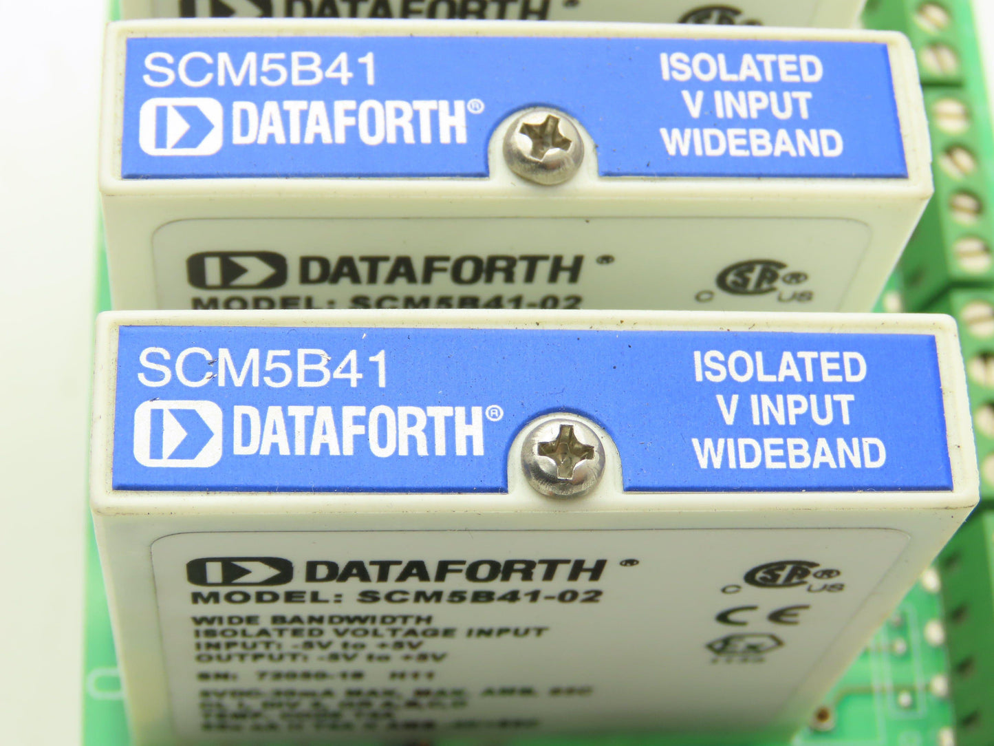 IOTech 1060-4010 Circuit Board 15 Slot SCM5B41-02 Analog Voltage Input Modules