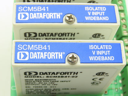 IOTech 1060-4010 Circuit Board 15 Slot SCM5B41-02 Analog Voltage Input Modules