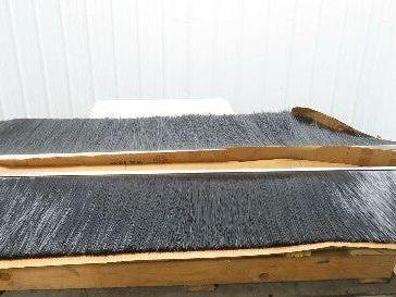 Nylon Strip Brush Conveyor Sweep 18" Trim 72"L Aluminum L-Channel