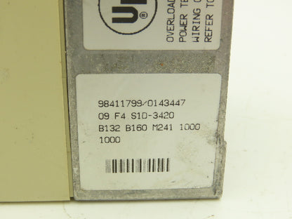 KEB 09.F4.S1D-3420 V1.32 Combivert AC Inverter Drive 3PH 2.8KVA 480V 3.4A