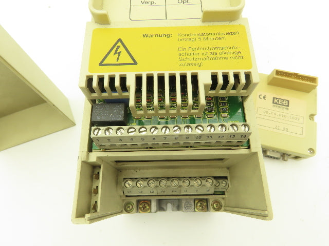 KEB 09.F4.S1D-3420 V1.32 Combivert AC Inverter Drive 3PH 2.8KVA 480V 3.4A