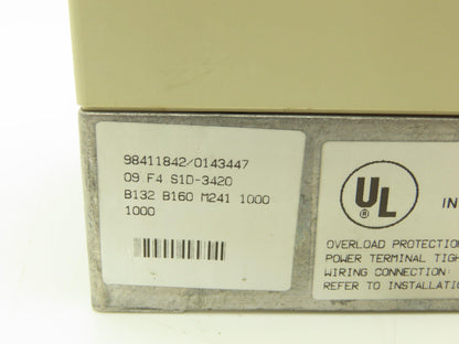 KEB 09.F4.S1D-3420 V1.32 Combivert AC Inverter Drive 3PH 2.8KVA 480V 3.4A