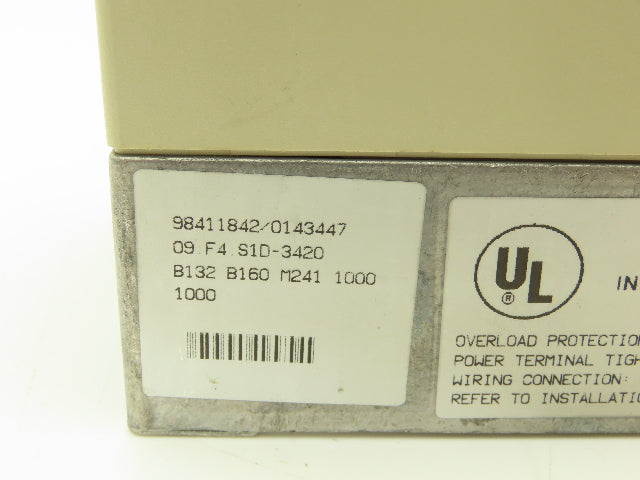 KEB 09.F4.S1D-3420 V1.32 Combivert AC Inverter Drive 3PH 2.8KVA 480V 3.4A