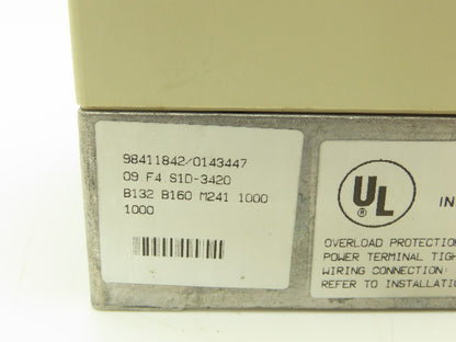 KEB 09.F4.S1D-3420 V1.32 Combivert AC Inverter Drive 3PH 2.8KVA 480V 3.4A