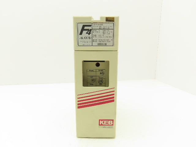 KEB 09.F4.S1D-3420 V1.32 Combivert AC Inverter Drive 3PH 2.8KVA 480V 3.4A
