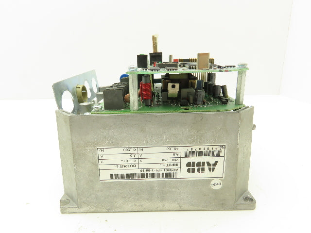 ABB ACS 200 201-1P1-1-00-10 Inverter Drive ACS 22 VFD 1PH Input 3/4Hp 3.0A