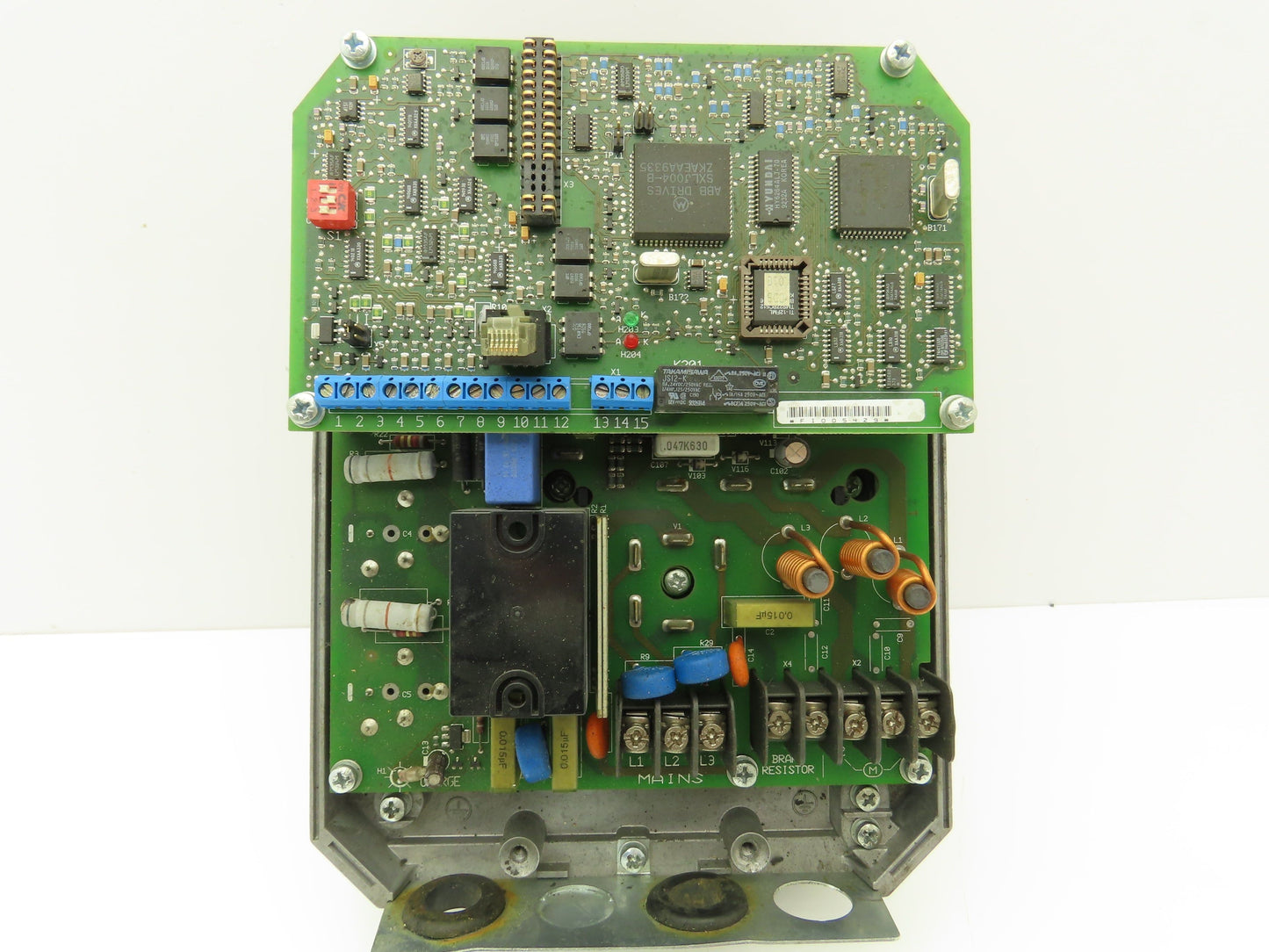 ABB 201-4P9-3-00-10 ACS 200 AC VFD Drive 7.5A 480V 3PH 0-500Hz MISSING COVER