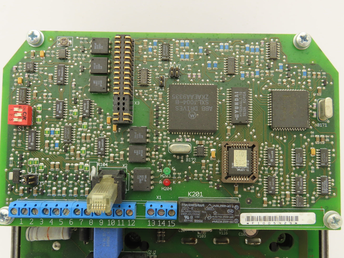 ABB 201-4P9-3-00-10 ACS 200 AC VFD Drive 7.5A 480V 3PH 0-500Hz MISSING COVER