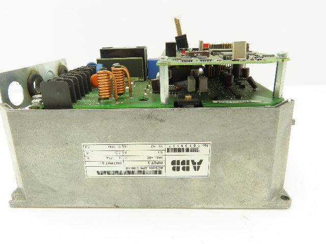 ABB 201-4P9-3-00-10 ACS 200 AC VFD Drive 7.5A 480V 3PH 0-500Hz MISSING COVER