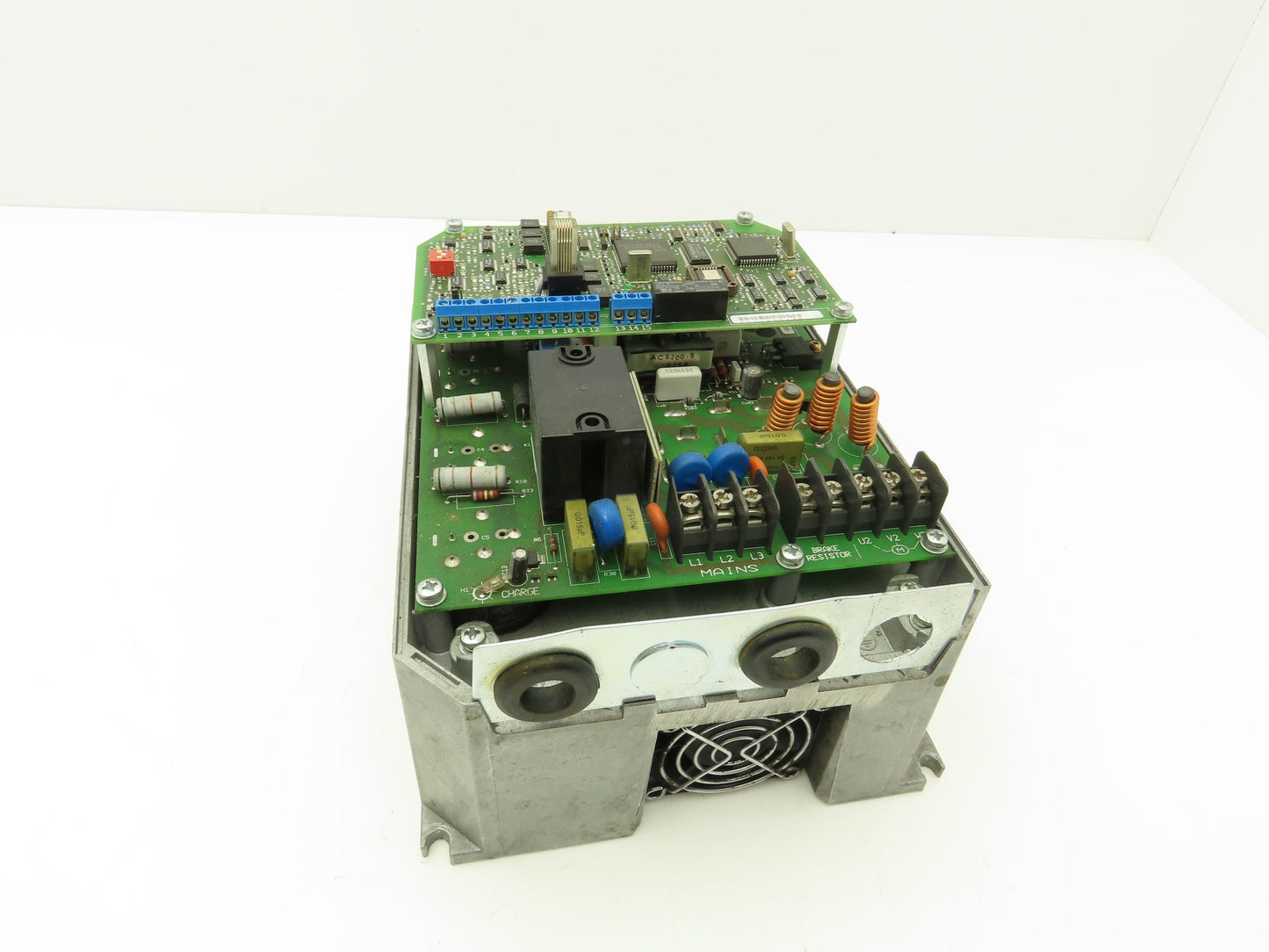 ABB 201-4P9-3-00-10 ACS 200 AC VFD Drive 7.5A 480V 3PH 0-500Hz MISSING COVER