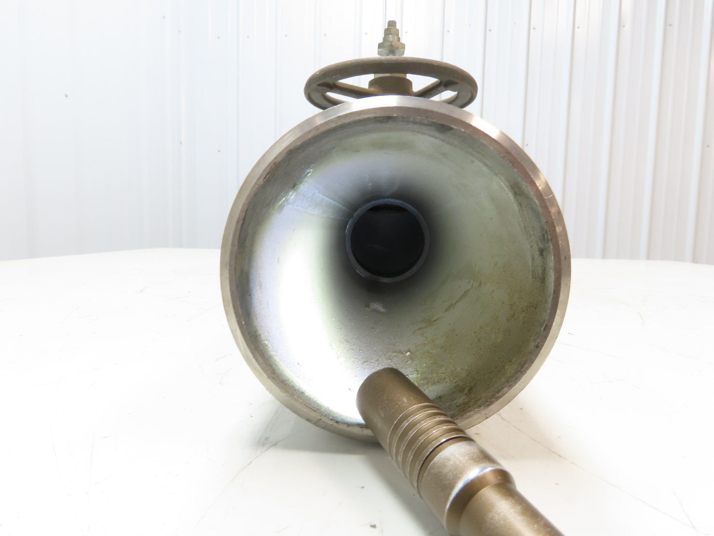 Hills-McCanna 3" Manual Diaphragm Pinch Valve Stainless Pipe Butt Weld 35"L