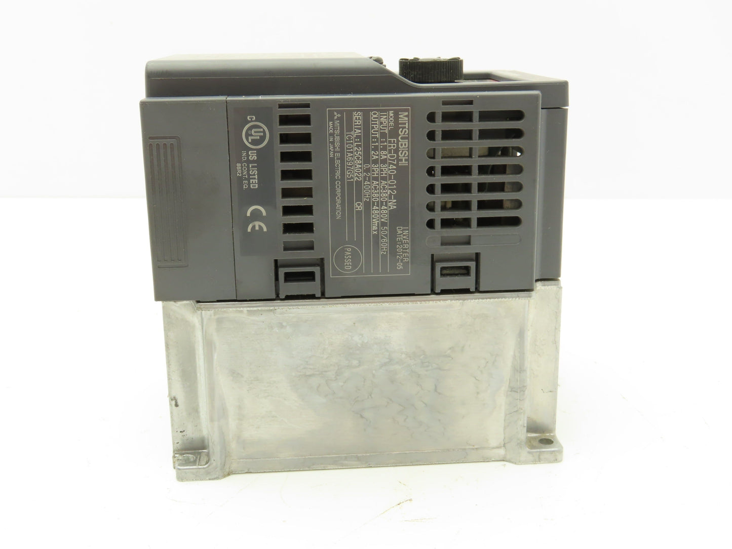 Mitsubishi Electric FR-D740-012-NA AC Drive Inverter VFD 3PH .2-400Hz 480V 1.2A