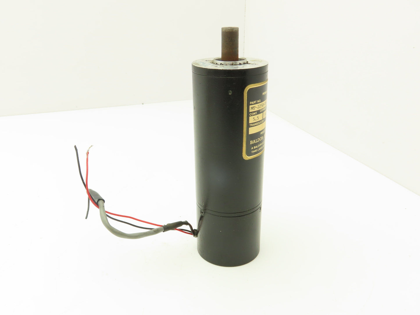 Baldor MT-2250-FL-2B2 DC Servo Motor 40VDC 36A Max
