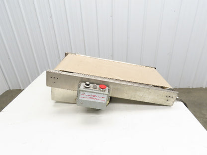 Exact Equipment HB30 16"x 30"L Stainless Belt Conveyor Heated Bed 28 FPM 115V