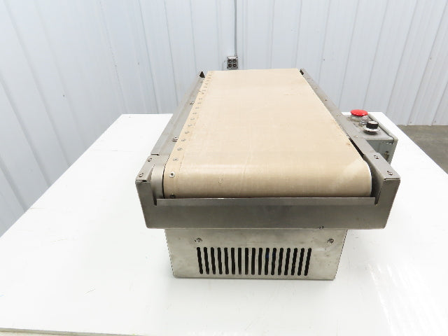 Exact Equipment HB30 16"x 30"L Stainless Belt Conveyor Heated Bed 28 FPM 115V