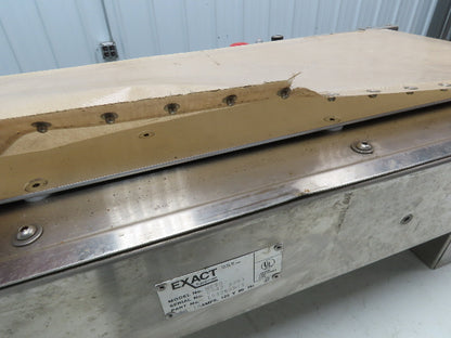 Exact Equipment HB30 16"x 30"L Stainless Belt Conveyor Heated Bed 28 FPM 115V