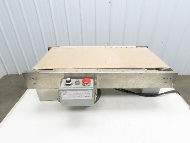 Exact Equipment HB30 16"x 30"L Stainless Belt Conveyor Heated Bed 28 FPM 115V