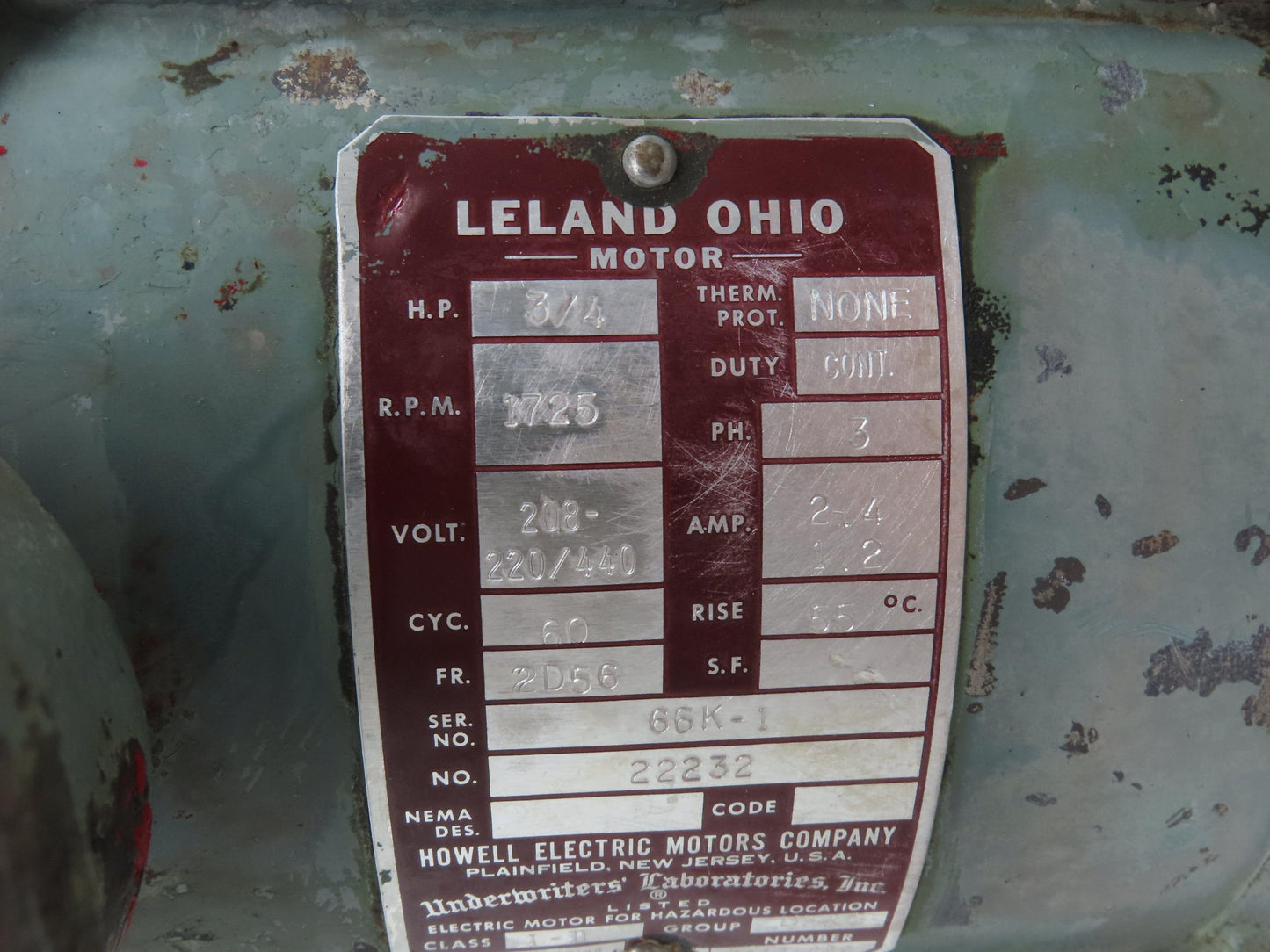 Graymills SuperFlo Centrifugal Immersion Ink Pump 3/4Hp 230/460V 3PH 1.25"npt