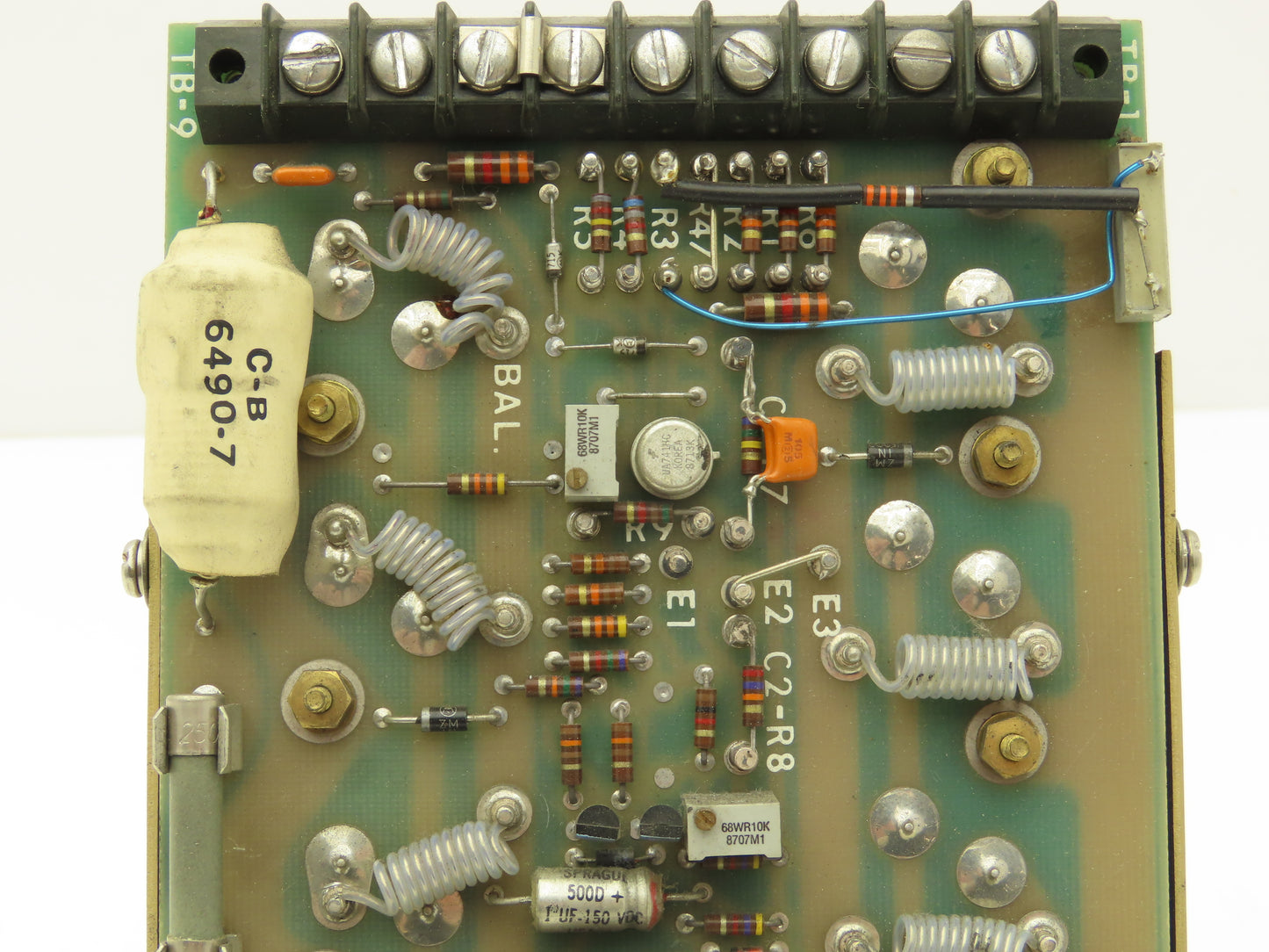 EG&G E1364-500 Current Limiting Sensing PCB Circuit Board