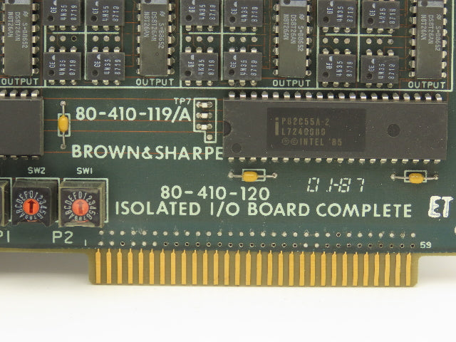 Brown & Sharpe 80-410-120 80-410-119/A Isolated I/O Board Complete Circuit Board