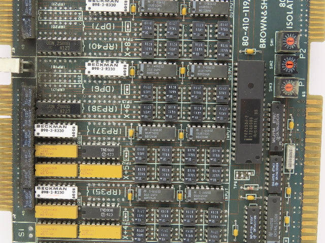 Brown & Sharpe 80-410-120 80-410-119/A Isolated I/O Board Complete Circuit Board