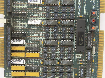 Brown & Sharpe 80-410-120 80-410-119/A Isolated I/O Board Complete Circuit Board