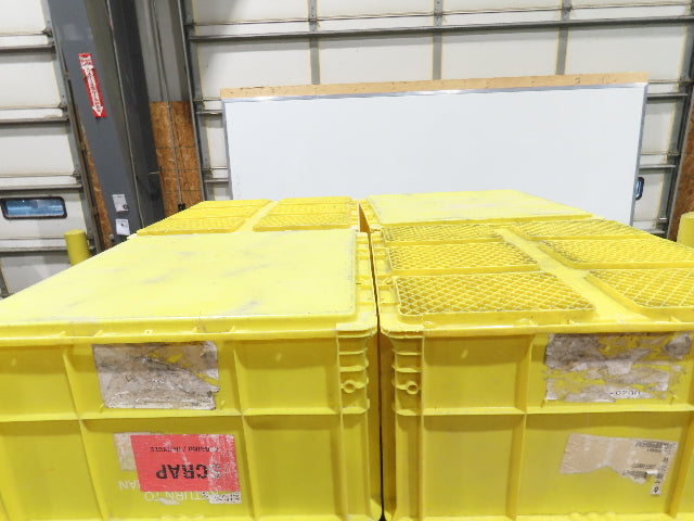 ORBIS Stakpak Stackable Plastic Tote Container Bin 24x22x14" Mixed Colors Lot 20
