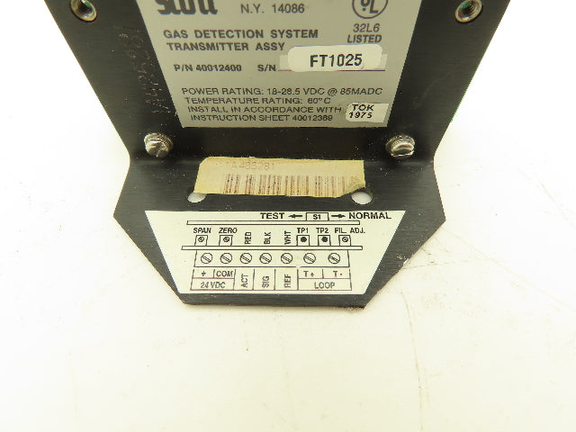 Scott Gas Detection System Transmitter Assembly 18-28.5VDC