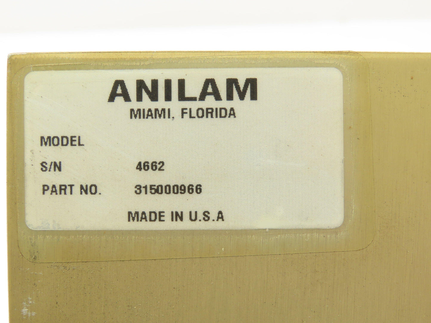 Anilam 31500966 Servo Driver Circuit Board Revision Rev B