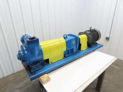 Blackmer XLW3F 3" Sliding Vane Pump Positive Displacement 7.5Hp 230/460V RH