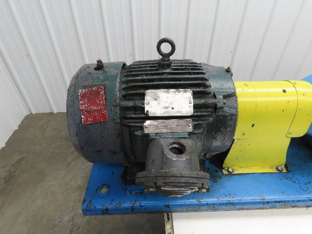Blackmer XLW3F 3" Sliding Vane Pump Positive Displacement 7.5Hp 230/460V RH